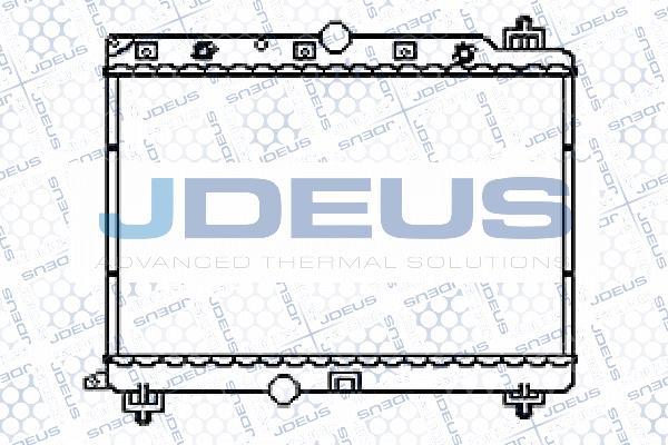 Jdeus 002M14 - Радіатор, охолодження двигуна autocars.com.ua