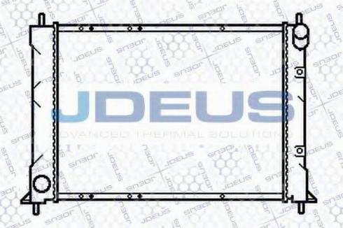 Jdeus 002M15 - Радіатор, охолодження двигуна autocars.com.ua