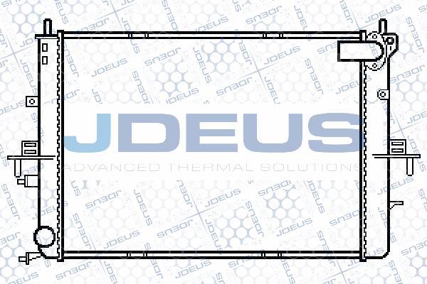 Jdeus 002M19 - Радіатор, охолодження двигуна autocars.com.ua