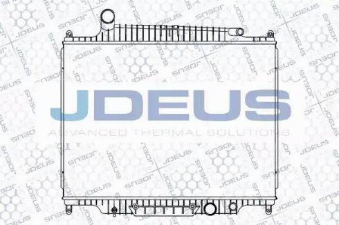Jdeus 002M27 - Радіатор, охолодження двигуна autocars.com.ua