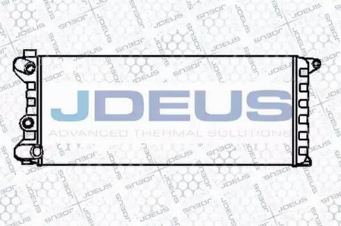 Jdeus 003V02 - Радиатор, охлаждение двигателя autodnr.net