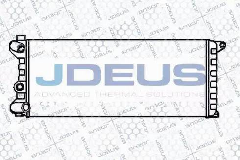 Jdeus 003V02 - Радіатор, охолодження двигуна autocars.com.ua