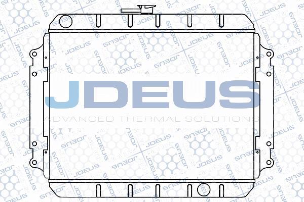 Jdeus 004M07 - Радіатор, охолодження двигуна autocars.com.ua