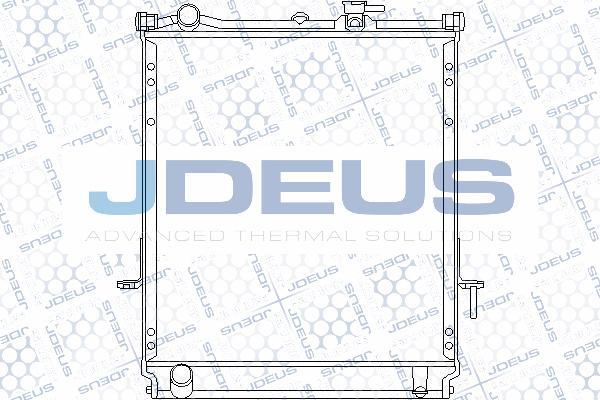 Jdeus 004M08 - Радіатор, охолодження двигуна autocars.com.ua
