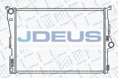 Jdeus 005M15 - Радіатор, охолодження двигуна autocars.com.ua