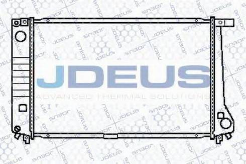 Jdeus 005M18 - Радіатор, охолодження двигуна autocars.com.ua