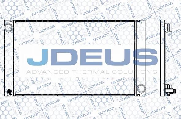 Jdeus 005M24 - Радіатор, охолодження двигуна autocars.com.ua