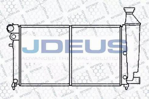 Jdeus 007E31 - Радіатор, охолодження двигуна autocars.com.ua