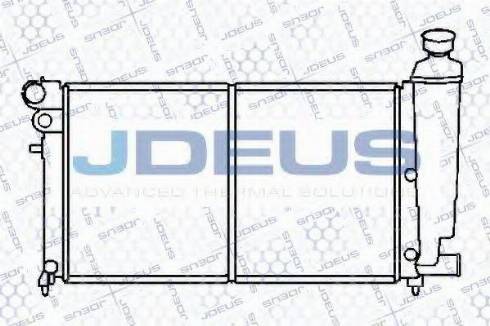 Jdeus 007E32 - Радиатор, охлаждение двигателя autodnr.net