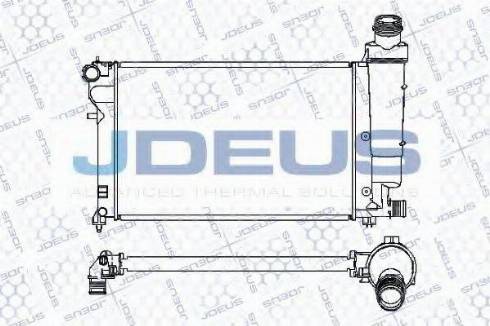 Jdeus 007M09 - Радіатор, охолодження двигуна autocars.com.ua
