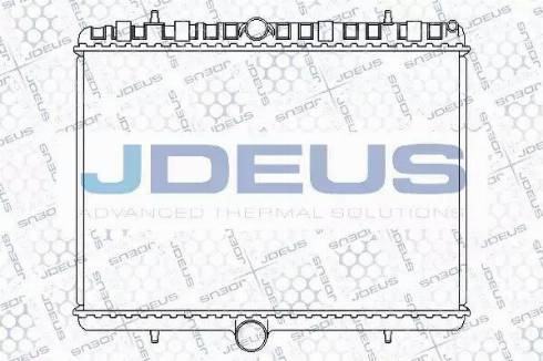 Jdeus 007M27 - Радіатор, охолодження двигуна autocars.com.ua