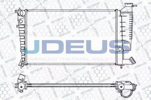 Jdeus 007M41 - Радіатор, охолодження двигуна autocars.com.ua