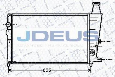 Jdeus 007V05 - Радіатор, охолодження двигуна autocars.com.ua