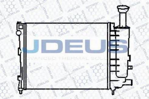 Jdeus 007V11 - Радіатор, охолодження двигуна autocars.com.ua