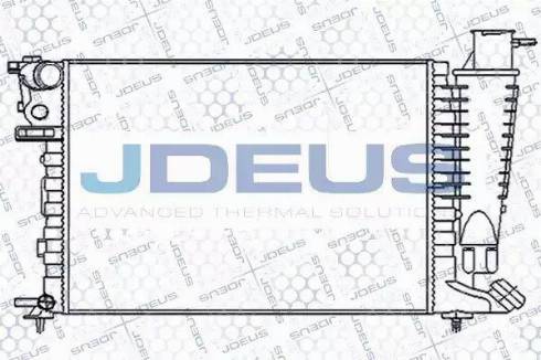 Jdeus 007V12 - Радіатор, охолодження двигуна autocars.com.ua