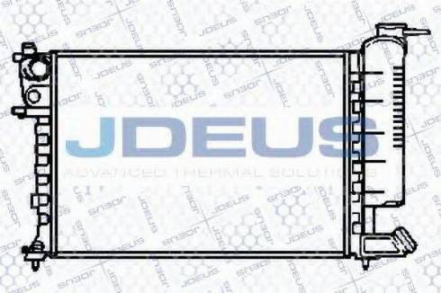 Jdeus 007V13 - Радіатор, охолодження двигуна autocars.com.ua