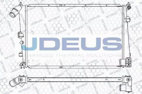 Jdeus 007V30 - Радіатор, охолодження двигуна autocars.com.ua