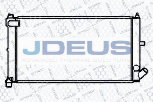 Jdeus 007V34 - Радіатор, охолодження двигуна autocars.com.ua