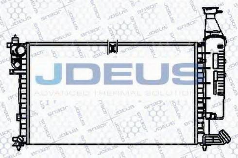 Jdeus 007V35 - Радіатор, охолодження двигуна autocars.com.ua