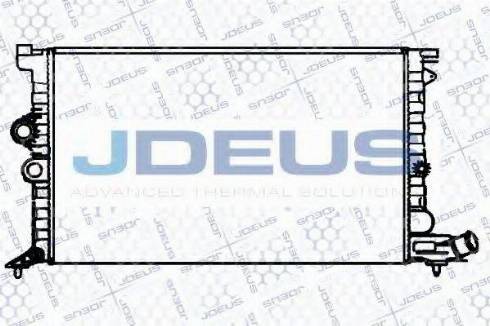 Jdeus 007V38 - Радіатор, охолодження двигуна autocars.com.ua