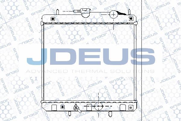 Jdeus 009M04 - Радиатор, охлаждение двигателя autodnr.net