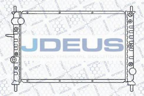 Jdeus 011M59 - Радиатор, охлаждение двигателя autodnr.net