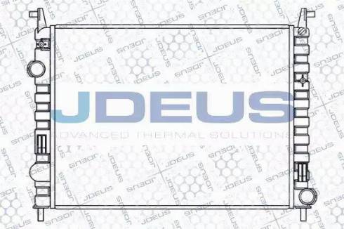 Jdeus 011M65 - Радіатор, охолодження двигуна autocars.com.ua