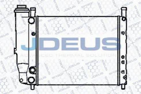 Jdeus 011V03 - Радіатор, охолодження двигуна autocars.com.ua