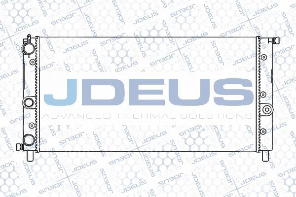 Jdeus 011V22 - Радіатор, охолодження двигуна autocars.com.ua