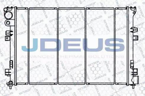 Jdeus 011V52 - Радіатор, охолодження двигуна autocars.com.ua