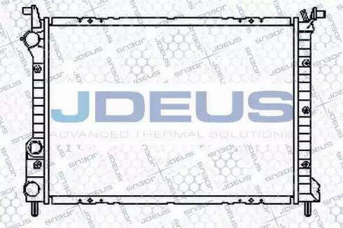 Jdeus 011V55 - Радіатор, охолодження двигуна autocars.com.ua