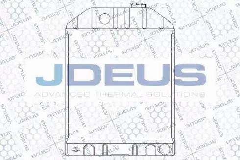 Jdeus 012M13 - Радіатор, охолодження двигуна autocars.com.ua