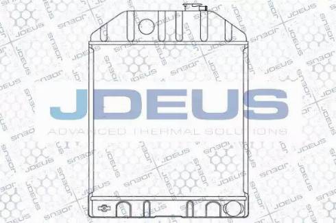 Jdeus 012M14 - Радіатор, охолодження двигуна autocars.com.ua