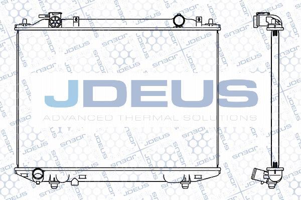 Jdeus 012M19 - Радіатор, охолодження двигуна autocars.com.ua