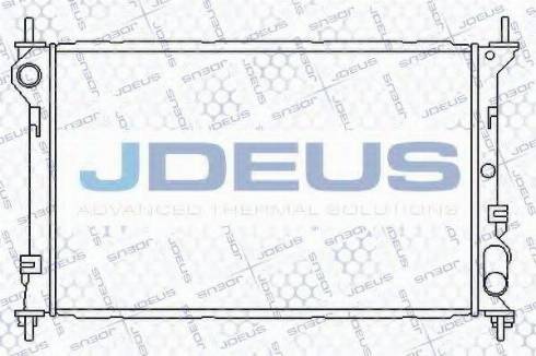 Jdeus 012M30 - Радіатор, охолодження двигуна autocars.com.ua