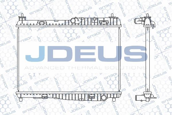 Jdeus 012M35 - Радіатор, охолодження двигуна autocars.com.ua