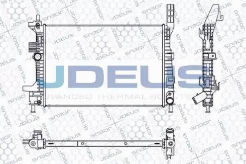 Jdeus 012M39 - Радіатор, охолодження двигуна autocars.com.ua