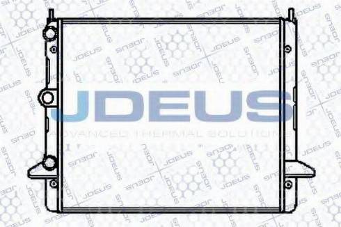 Jdeus 012V08 - Радіатор, охолодження двигуна autocars.com.ua