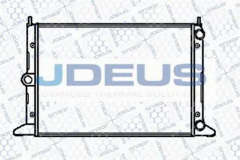 Jdeus 012V09 - Радіатор, охолодження двигуна autocars.com.ua