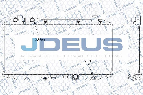 Jdeus 013M28 - Радиатор, охлаждение двигателя autodnr.net