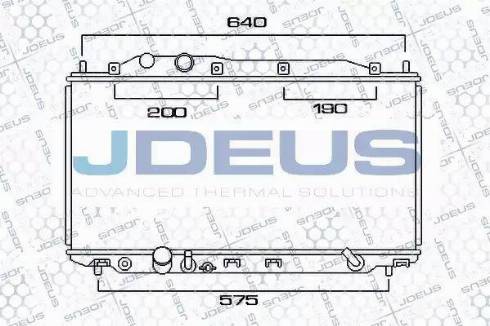 Jdeus 013M31 - Радиатор, охлаждение двигателя autodnr.net