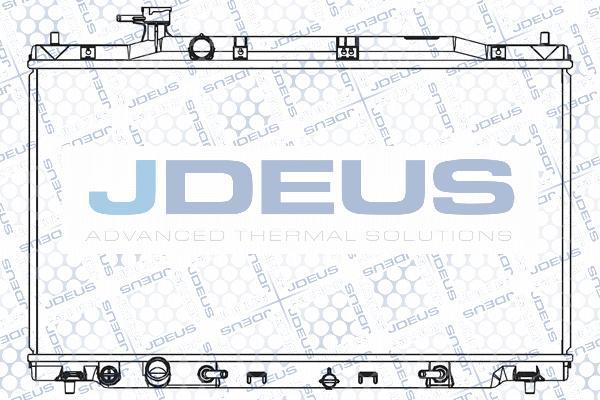 Jdeus 013M33 - Радіатор, охолодження двигуна autocars.com.ua