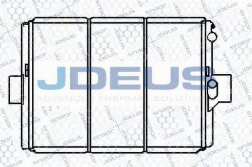 Jdeus 014E03 - Радіатор, охолодження двигуна autocars.com.ua