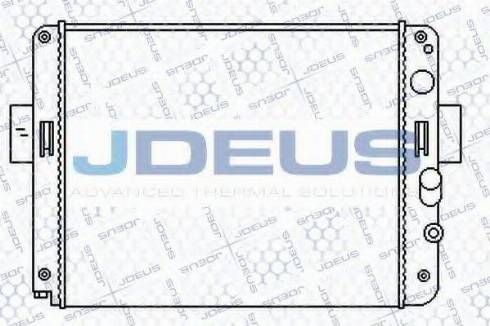 Jdeus 014V05 - Радіатор, охолодження двигуна autocars.com.ua