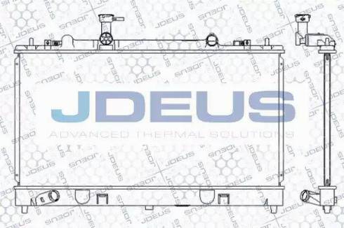 Jdeus 016M29 - Радиатор, охлаждение двигателя autodnr.net