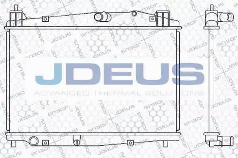 Jdeus 016M34 - Радіатор, охолодження двигуна autocars.com.ua