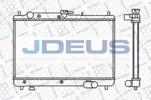 Jdeus 016N11 - Радіатор, охолодження двигуна autocars.com.ua