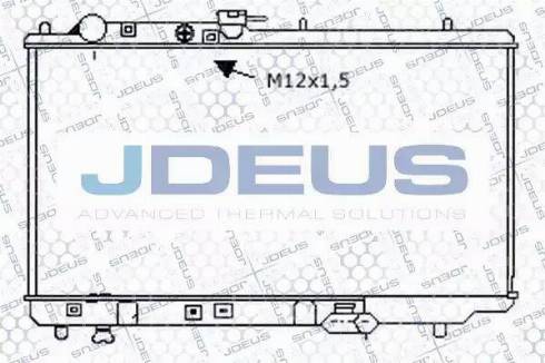 Jdeus 016N13 - Радіатор, охолодження двигуна autocars.com.ua
