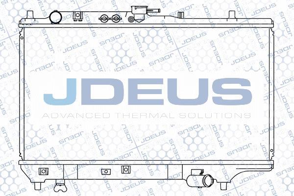 Jdeus 016N15 - Радіатор, охолодження двигуна autocars.com.ua