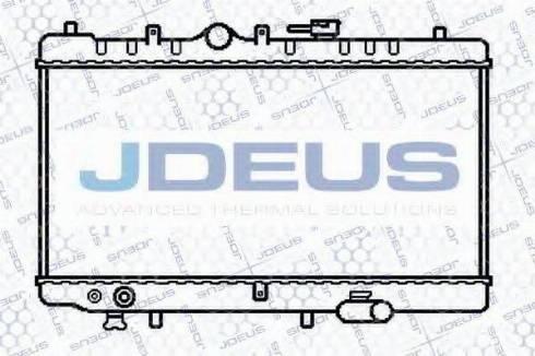 Jdeus 016N20 - Радіатор, охолодження двигуна autocars.com.ua